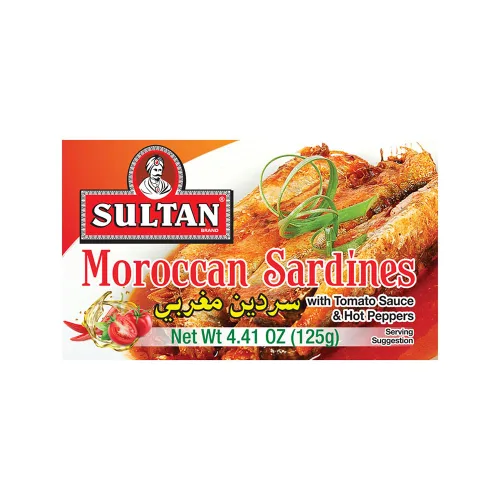 Vista 11 de Sultan Sardinas Marroquíes de Temporada en Aceite con Chiles, 100% Completamente Natural, Alta Proteína, Sin Aditivos, Sin Conservantes, Paleo