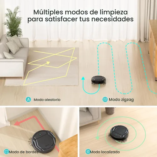 Vista 4 de Lefant Robot aspirador y control remoto M210 Pro