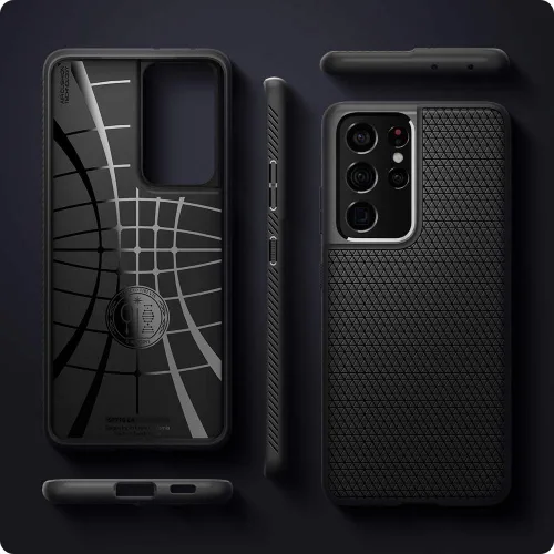Vista 7 de Spigen Liquid Air Armor - Funda para Galaxy S21 Ultra (2021)