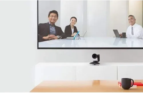 Vista 3 de Logitech Cámara PTZ Pro 2 - Cámara de vídeo USB HD 1080P para salas de conferencias