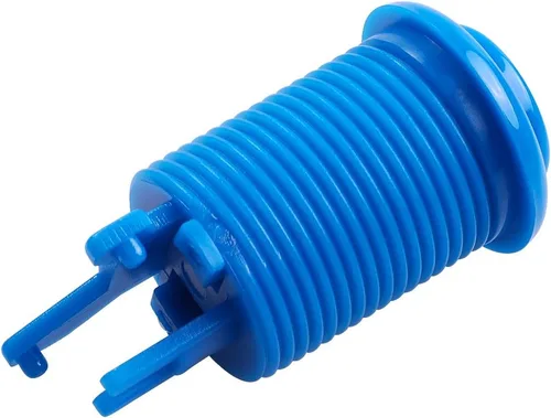 Vista 6 de Botón de 6 piezas HAPP tipo arcade estándar con microinterruptor para videojuegos Mame/Jamma/Arcade - Botones Arcade de 1.181 in (azul)