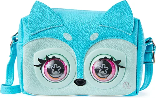 Vista 4 de Purse Pets, Metallic Mood Flashy Frenchie, Interactive Pet Toy & Crossbody Kids Purse
