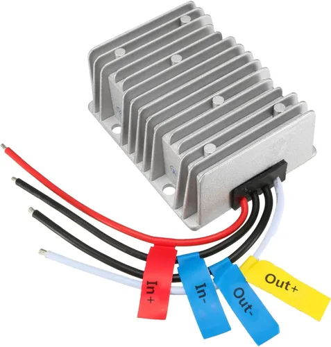 Vista 7 de Rebower Regulador convertidor de CC a CC, transformador de conversión de potencia impermeable, [para camiones, autos y barcos] – CC 12 V escalonado