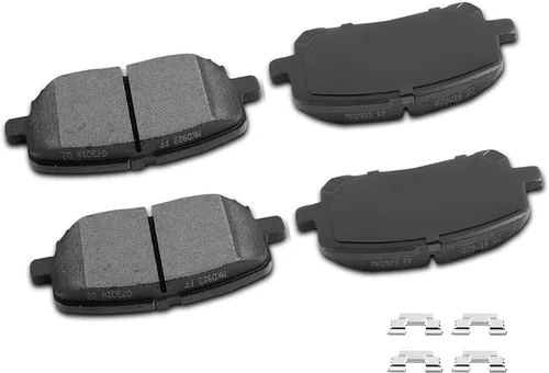 Vista 18 de Cciyu D627 Kit de 4 piezas de pastillas de freno cerámicas traseras 1994-2004 para Ford Mustang