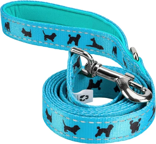 Vista 9 de EcoBark Correa para Perro - Correas Cómodas y Reflectantes con Asa Acolchada - Fuerte y Duradera de Alta Resistencia - Entrenamiento y Tiro