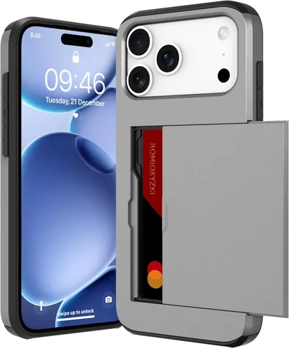 Vista 23 de ZIYE Compatible con iPhone 12 Pro Max Funda tipo cartera con tarjetero, Funda de dos capas antiarañazos con bolsillo oculto, Funda protectora a Verde