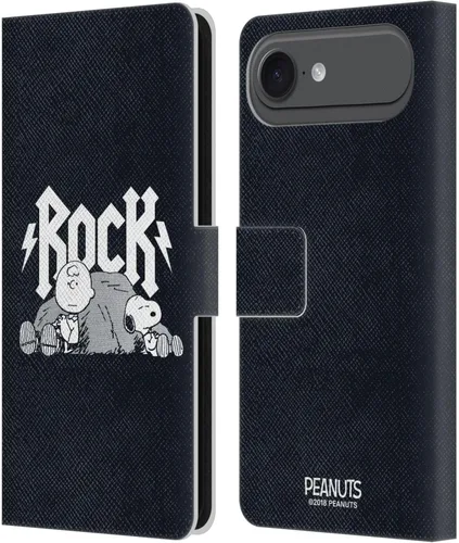 Vista 72 de Head Case Designs Funda de piel con licencia oficial de Peanuts Charlie Brown Good Grief Rock Tees compatible con Apple iPhone 11 Charlie Brown Buen