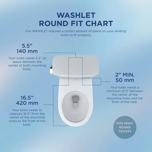 Vista 9 de TOTO® WASHLET® KC2 Asiento electrónico para bidé con asiento calefactado y tapa de cierre suave, redondo, blanco algodón - SW3023#01