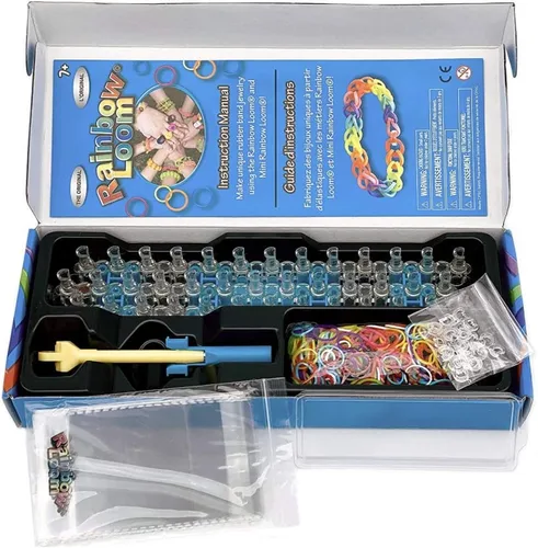 Vista 7 de Rainbow Loom Combo con dijes Loomi-Pals y el original R0001