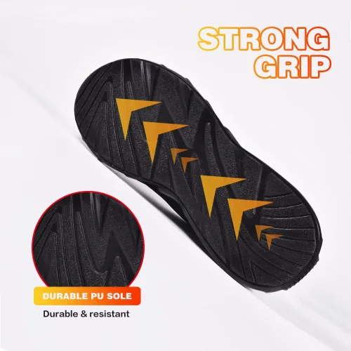 Vista 4 de Zapatos de punta de acero para mujeres y hombres, ligeros, indestructibles, a prueba de pinchazos, cómodos zapatos de seguridad antideslizantes