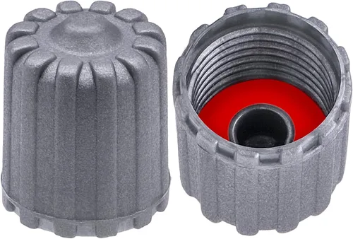 Vista 37 de 10 piezas de tapas de válvula de neumático TPMS con vástago largo, tapas de válvula de rueda de plástico negro para TPMS TR20008, tapas de vástago