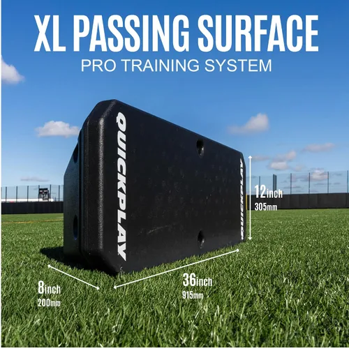 Vista 7 de QUICKPLAY Replay Boombox Tabla de Rebote de Fútbol - Rebotador Portátil de Doble Superficie con Ángulo Ajustable - Equipo de Entrenamiento de Fútbol