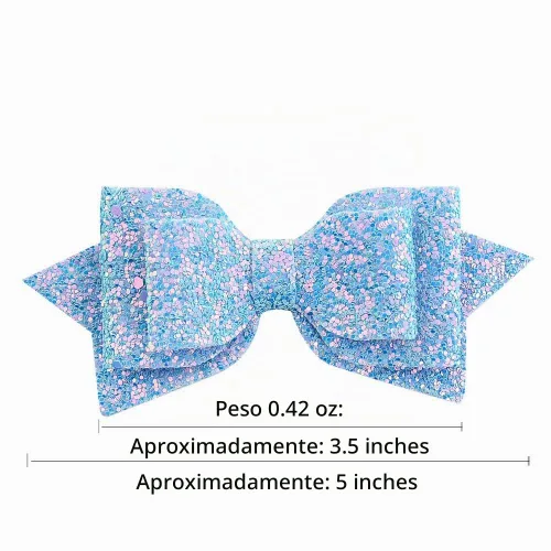 Vista 4 de 12 lazos para el cabello con purpurina, pinzas de cocodrilo, pinzas para el cabello, pasadores para el cabello, accesorios para el cabello