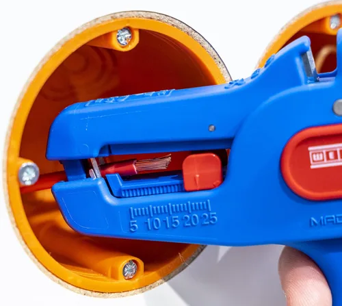 Vista 9 de WEICON TOOLS Pelacables Nº 5 Pro Pelacables automático para todos los conductores flexibles y sólidos comunes rango de trabajo 0,2-16,0 mm²