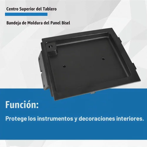 Vista 4 de Panel de Cubierta de la Consola Central Superior para Tablero Compatible con Ford F150 2004-2008