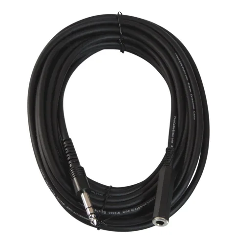 Vista 3 de Your Cable Store Cable de extensión de auriculares estéreo de 6 pies 1/4" (6,3 mm)