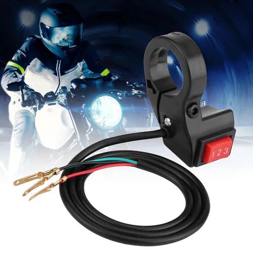 Vista 2 de Interruptor de 3 velocidades 0.866 in 7/8 pulgadas de plástico manillar de motocicleta eléctrico 3 velocidades Módulo interruptor para E-Bike