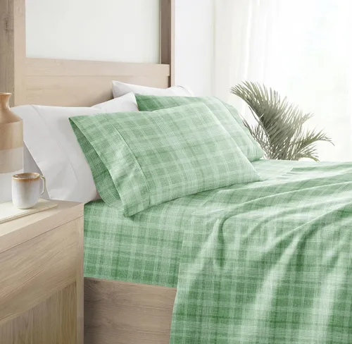 Vista 90 de Linen Market Juego de sábanas de 4 piezas tamaño matrimonial (gris claro cambray) – Duerme mejor que nunca con estas sábanas ultrasuaves y Cambray