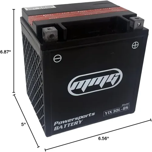 Vista 4 de MMG YIX30L-BS Batería 12v 400CCA de alto rendimiento, ATV UTV Motocicletas Moto de nieve