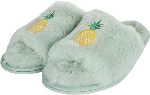 Vista 5 de Jessica Simpson - Pantuflas piel sintética para mujer con espuma viscoelástica