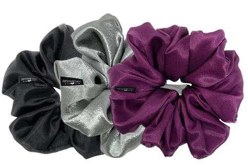 Vista 33 de XL Satin Scrunchie for Thick Hair – Oversized Hair Scrunchy for Ponytail Bun or Sleeping – Frizz Free Satin Hair Tie for Women and Girls