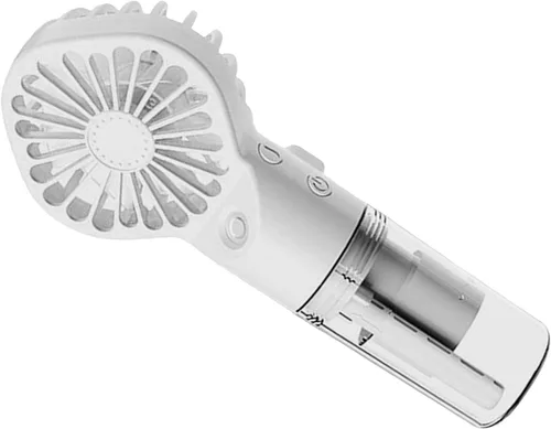 Vista 7 de Ventilador de nebulización portátil de mano, ventilador de rociador personal de nano pulverización, ventilador de pulverización para niñas, mujeres