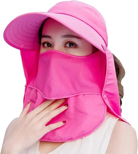 Vista 10 de Sombrero de ala ancha – Multifuncional UPF 50 protección cubo pesca sombrero sombrero gorra
