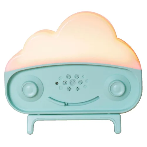 Vista 9 de Happiest Baby SNOObie - Máquina inteligente de ruido blanco, máquina de sonido portátil para bebés con luz nocturna, 12 sonidos relajantes