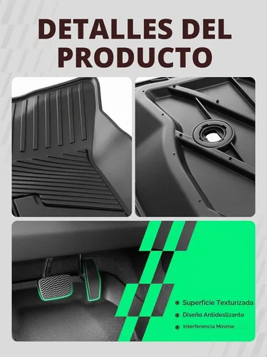 Vista 7 de YHTAUTO Alfombrillas automotrices para Toyota Tacoma 2016-2023 Access Cab