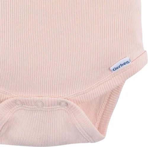 Vista 3 de Gerber Conjunto de body y pantalones cortos para bebé niña
