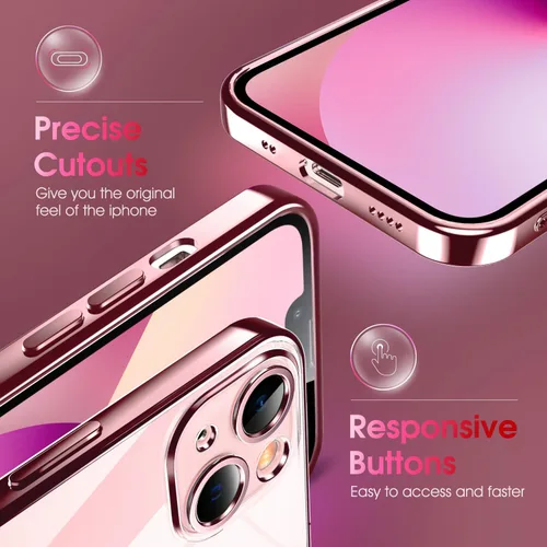 Vista 865 de Supdeal Funda cristalina transparente para iPhone 11, [No se amarillea] [Protección de la cámara] [Probado contra caídas de grado militar] Funda