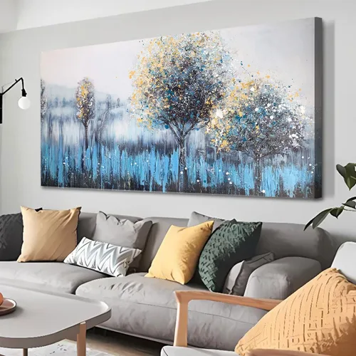 Vista 13 de Arjun Lienzo decorativo para pared, diseño de lago y montaña, cielo, naturaleza, paisaje, barco, ilustración, pintura escénica moderna, enmarcada