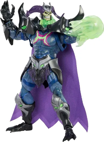 Vista 6 de Masters of the Universe Revelation Skelegod Figura de acción MOTU de 9 pulgadas, figura de batalla para niños de 6 años y mayores y coleccionistas