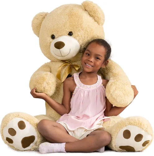 Vista 27 de MaoGoLan Oso de Peluche Teddy Gigante, Animal de Peluche Grande de Tamaño Real, 5 Pies, Suave y Esponjoso Gran Regalo de Oso Teddy para Baby Shower