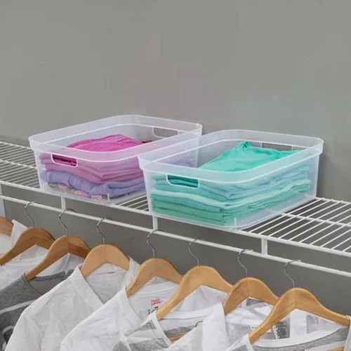 Vista 7 de Sterilite BIN Storage Clear Short 13248608