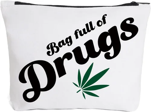 Vista 12 de Bolsa de cosméticos de maquillaje con cremallera podría ser maquillaje cosmético bolsa de viaje artículos de tocador Maquillaje Caso-Hoja
