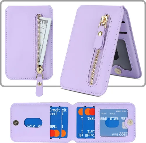 Vista 3 de Cavor Compatible con cartera Magsafe, soporte ajustable, cartera magnética para iPhone 17/16 Pro Max/14 Pro/15/14 Plus/13/12, tarjetero Magsafe
