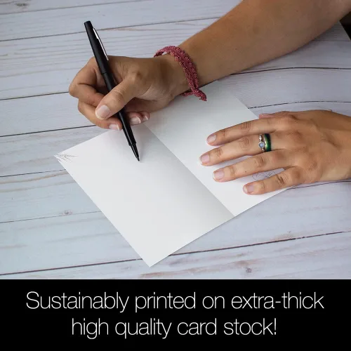 Vista 4 de Tree-Free Greetings Tarjetas de agradecimiento de condolencias, diseños artísticos, 12 tarjetas + sobres blancos, fabricadas en Estados Unidos
