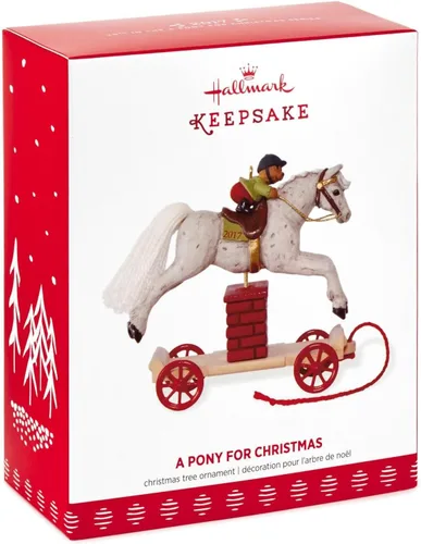 Vista 5 de Hallmark 1595QX9315 Pony para Navidad #20 Saltar Caballo Recuerdo Adornos de Navidad