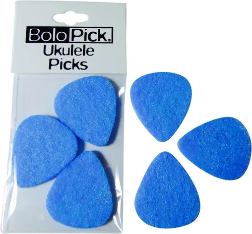 Vista 7 de púas de fieltro para ukelele. Una receta original