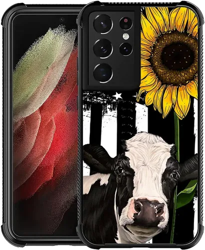 Vista 58 de Funda compatible con Samsung Galaxy S21, diseño de elefantes africanos, diseño increíble a prueba de golpes, antiarañazos, carcasa trasera