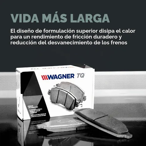 Vista 5 de Juego de discos Wagner Thermoquiet QC1363 para freno con hardware de instalación, delantero
