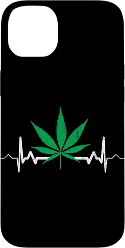 Vista 15 de Weed Heartbeat Pot Cannabis Leaf Marijuana 420 Stoner Gift Case for iPhone 17