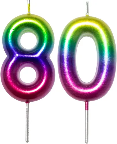 Vista 139 de DERVENTA Vela con números de 2.36 pulgadas, decoración perfecta para cumpleaños, brunch, postre, pastel, 1 pieza (número 0 rosa)