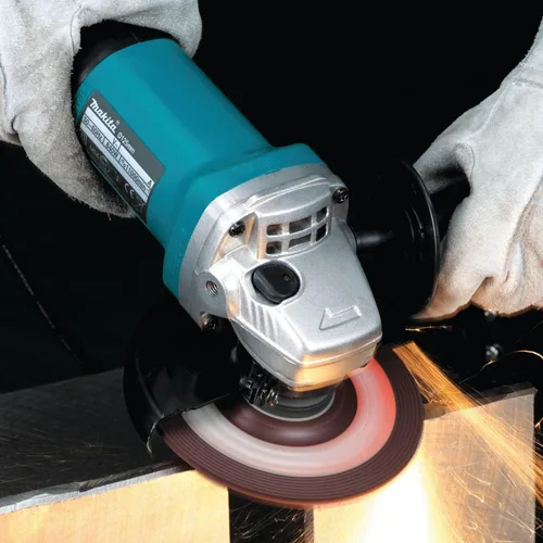 Vista 3 de Makita 9557PB amoladora angular con interruptor de pala de 4 1/2 pulgadas, con interruptor AC/DC (paquete de 4)