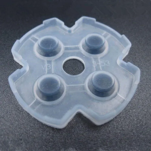 Vista 3 de Conductive Pad Silicone Rubber Button Pads Replacement for Playstation 3 PS3 Controller