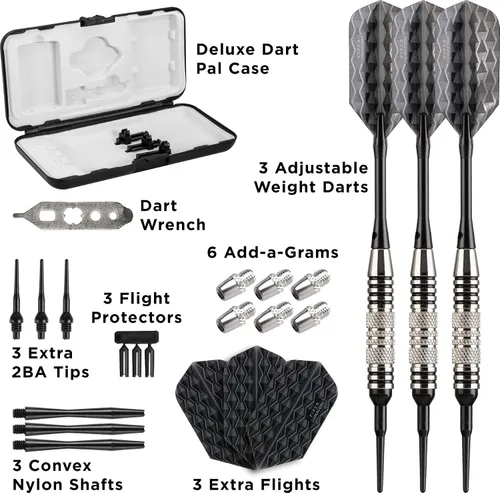 Vista 4 de Viper by GLD Products Bobcat Adjustable Weight Soft Tip Darts with Storage/Travel Case