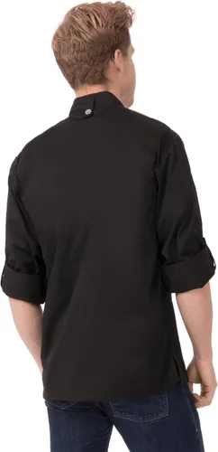 Vista 2 de Chef Works Abrigo de chef Hartford para hombre