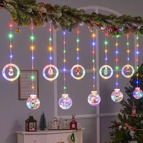 Luz De La Cortina 8 Modos LED Ventana de Distri Shop RML