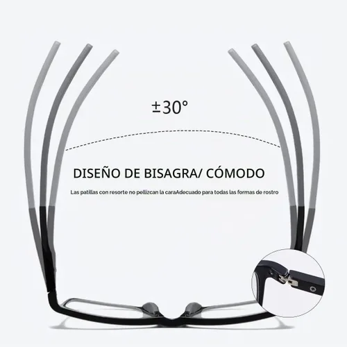 Vista 6 de LJIMI Gafas de sol de lectura fotocromáticas progresivas multifocal, bisagras de resorte, lentes de bloqueo de luz azul, lentes de transición